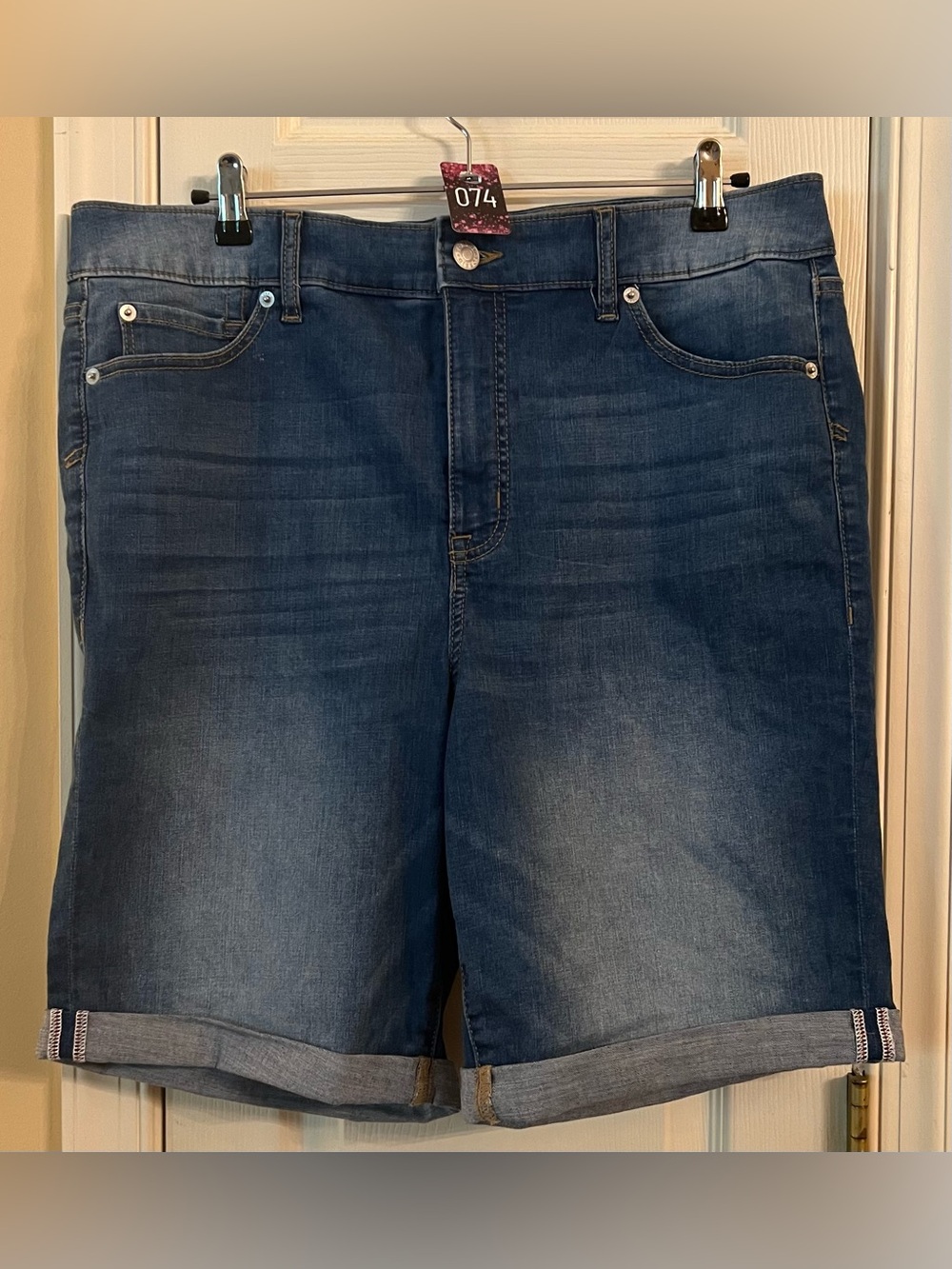 Torrid Denim Bermuda Shorts - Medium Blue